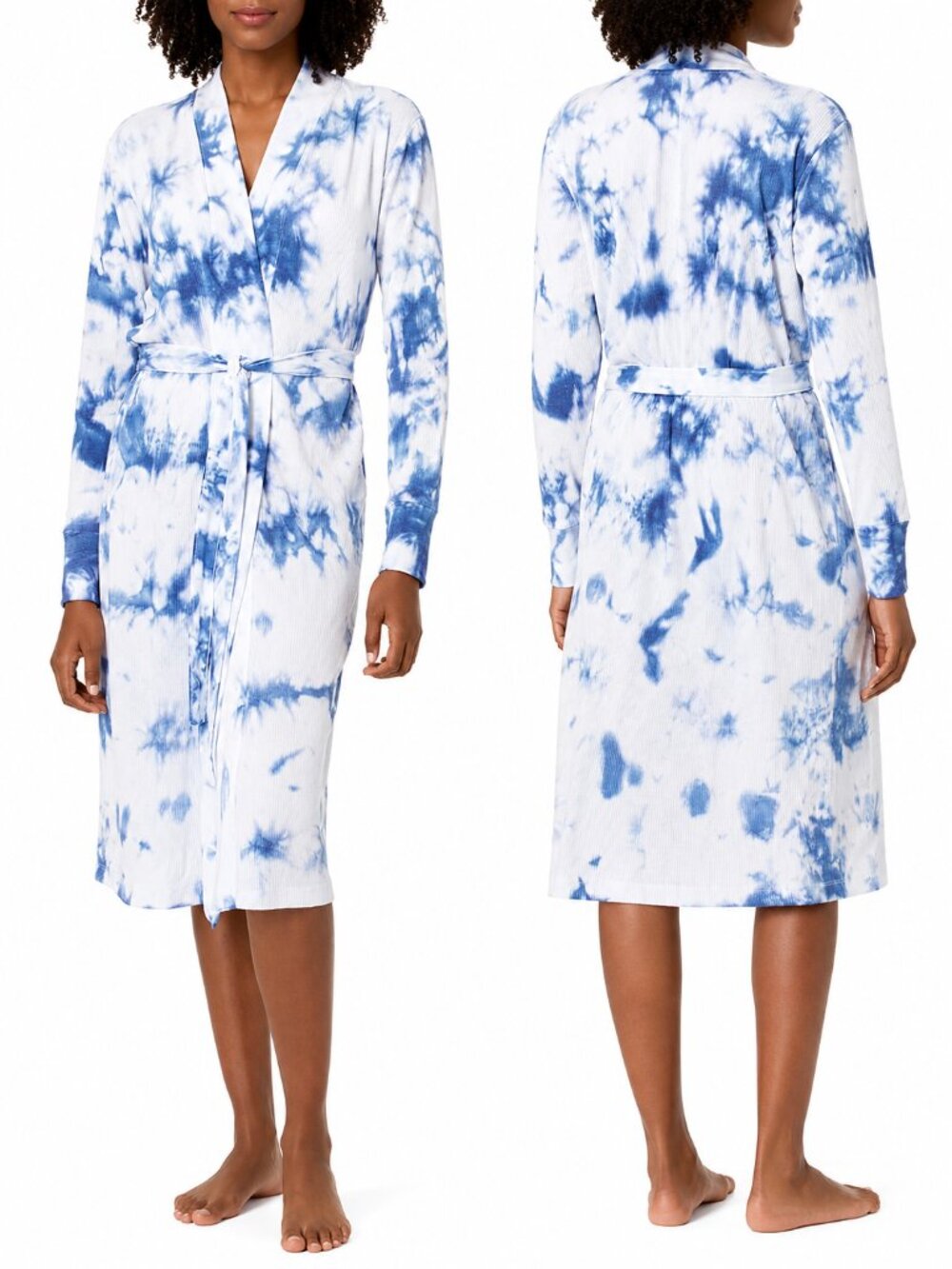 PJ Salvage Blue Tide Robe Denim Loungewear Bathrobe XL NWT